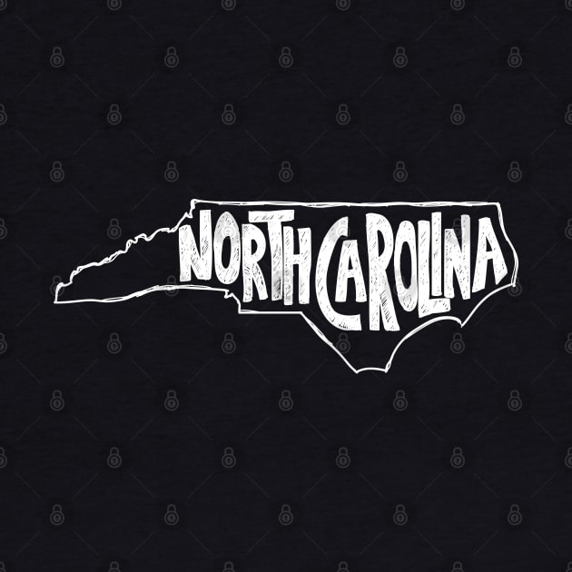 North Carolina (White Graphic) by thefunkysoul